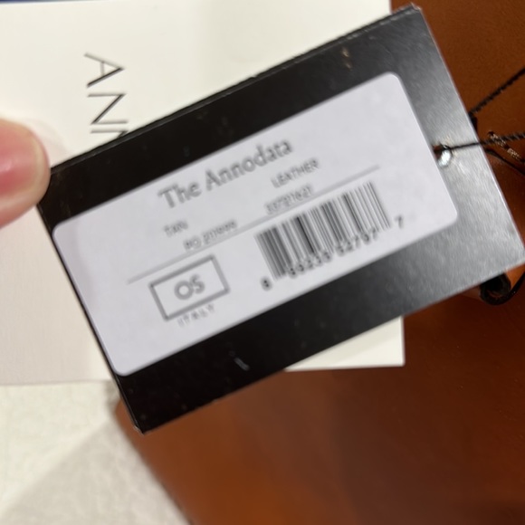 NWT M.GEMI THE ANNODATA LEATHER BAG - MADE IN ITALY 🇮🇹 - Picture 8 of 14